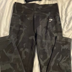 Gymshark Adapt Camo Black Size M Leggings New w/out tags